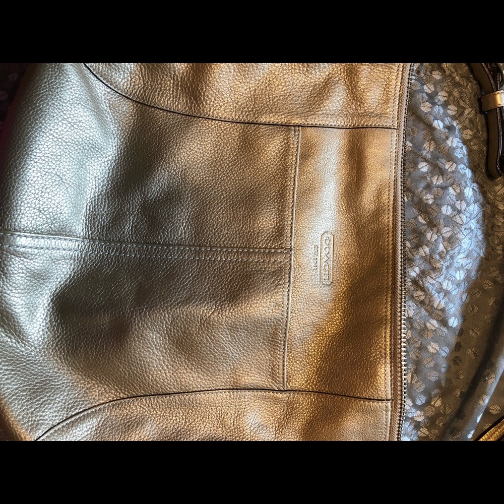Gold Hobo Authentic Coach bag